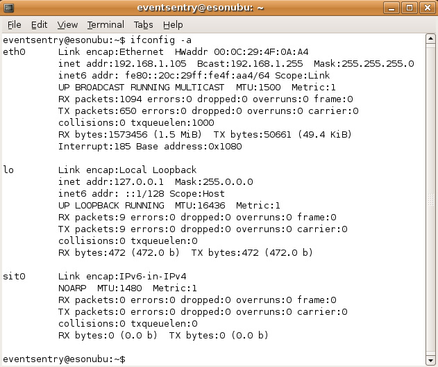 ifconfig